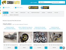 Tablet Screenshot of coquiracing.com